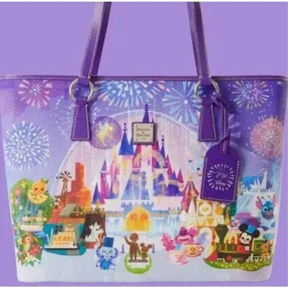 Dooney & Bourke Disney Parks Joey Chou Castle Tote Bag NWT - Picture 7 of 8
